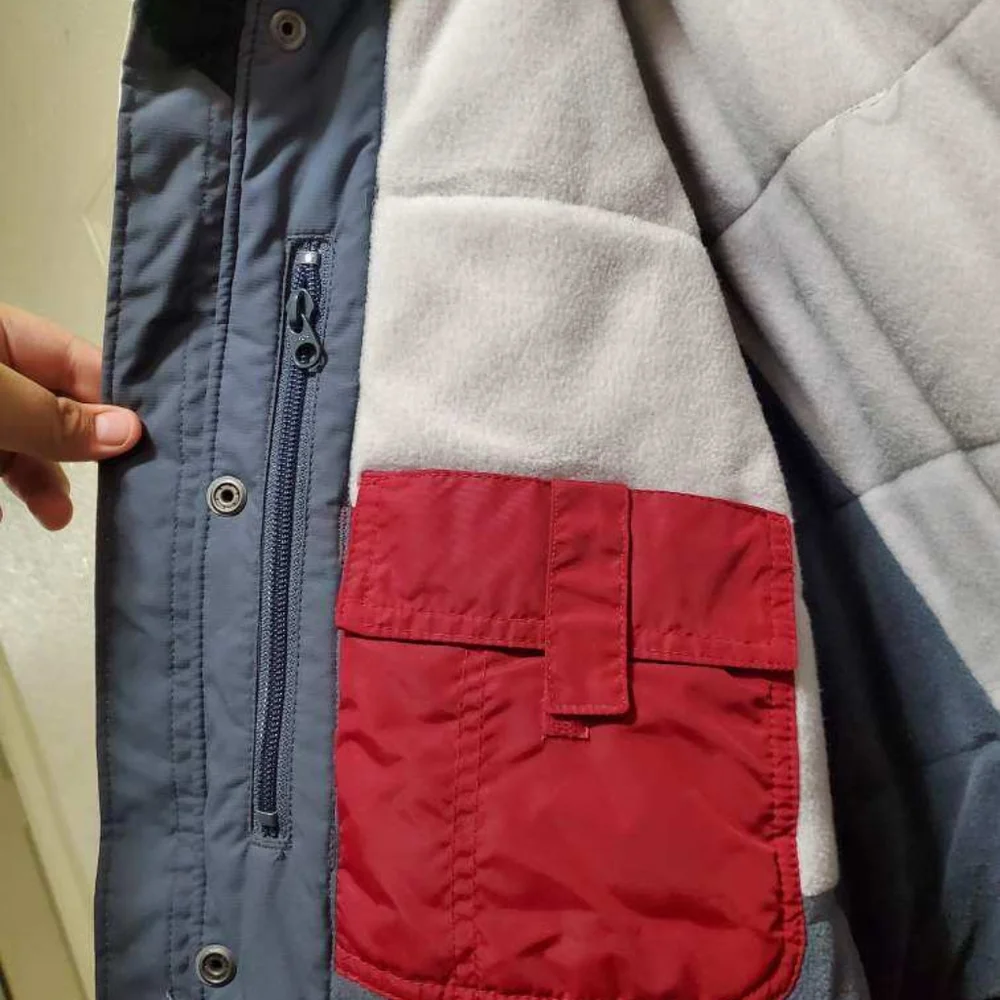 NWOT Men XL Columbia Ski Jacket Red/White/Gray - Picture 5 of 7